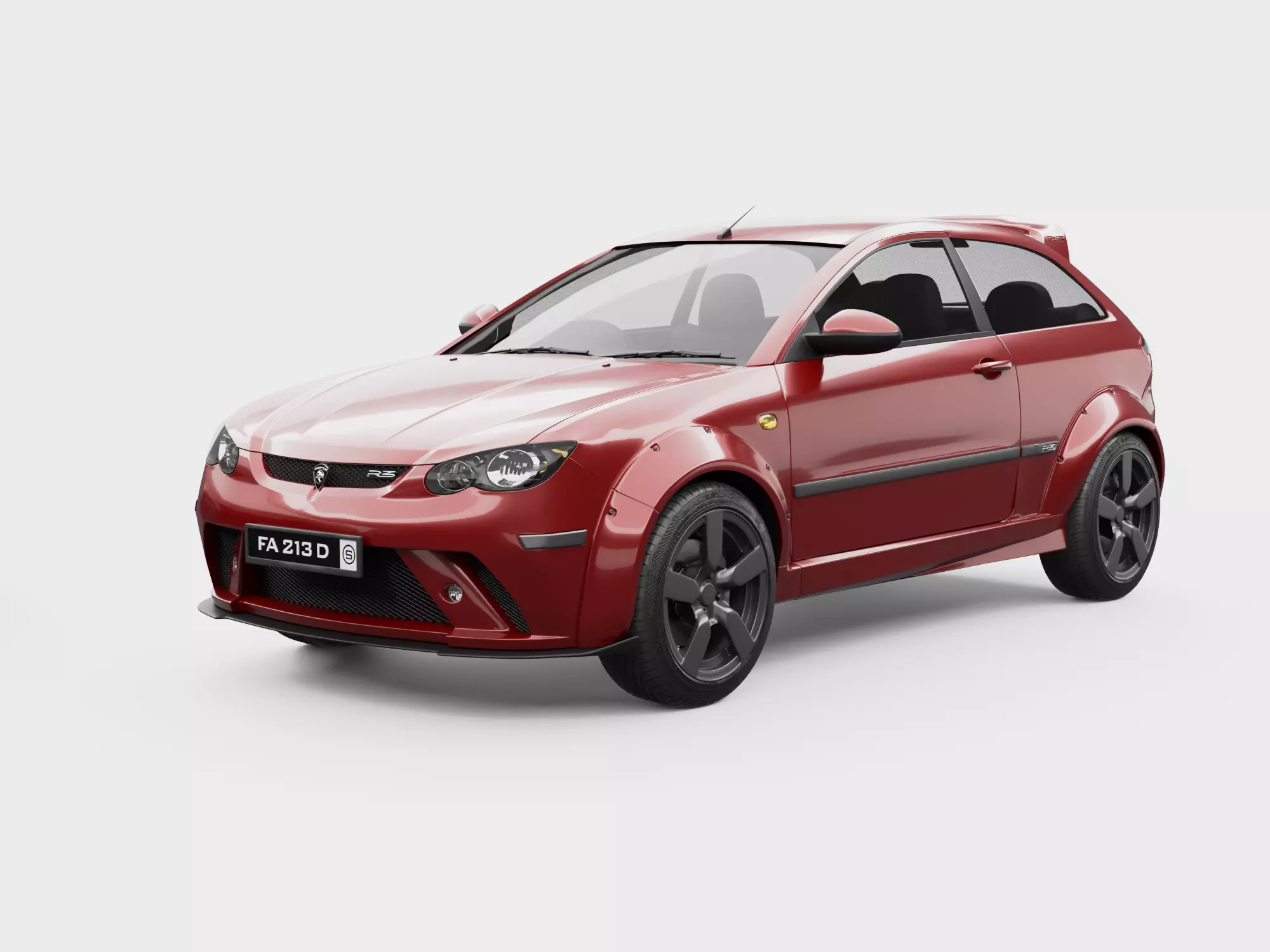 Proton Satria Neo R3 3D model 3D model