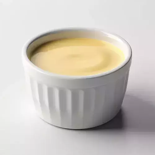 Custard Ramekin Bowl 3D Model 3D model