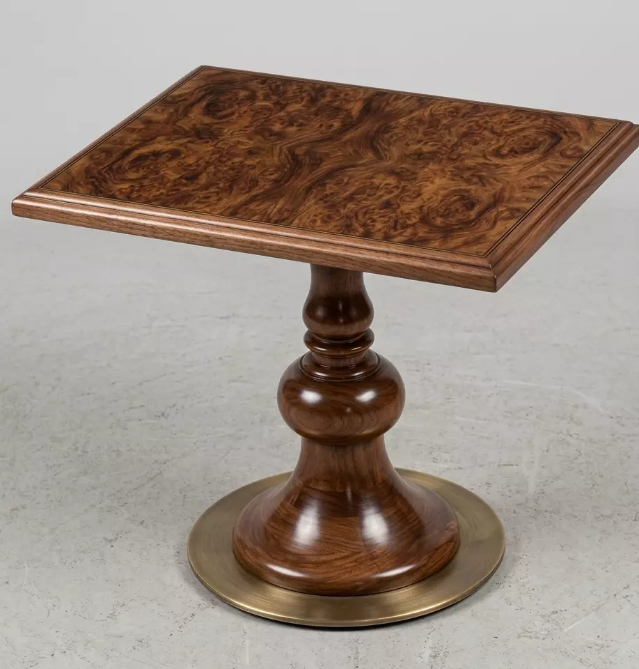 Modern Pedestal Table CNC Ready SolidWorks DXF Drawings 3D model