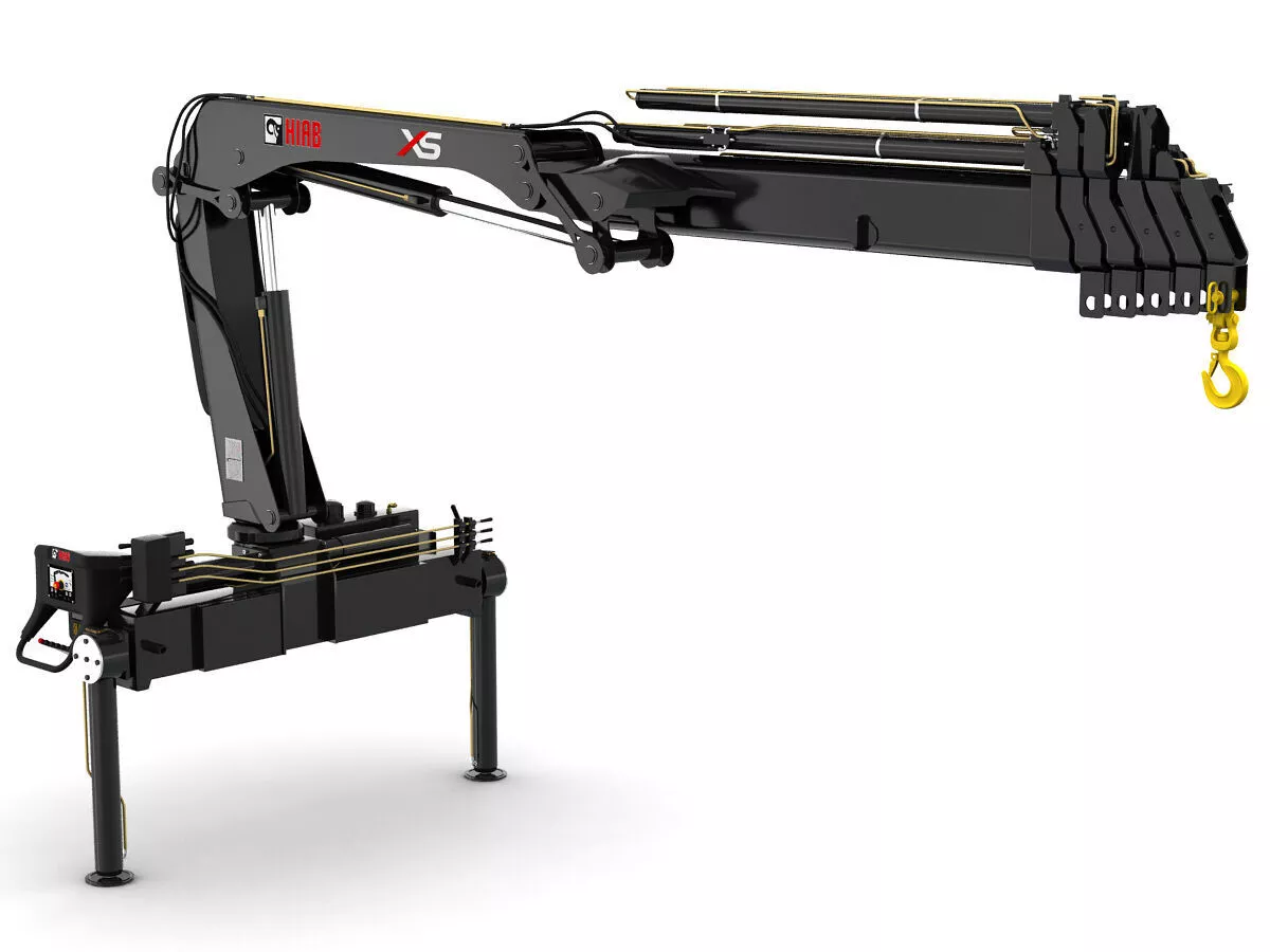 Crane HIAB animated 3D model