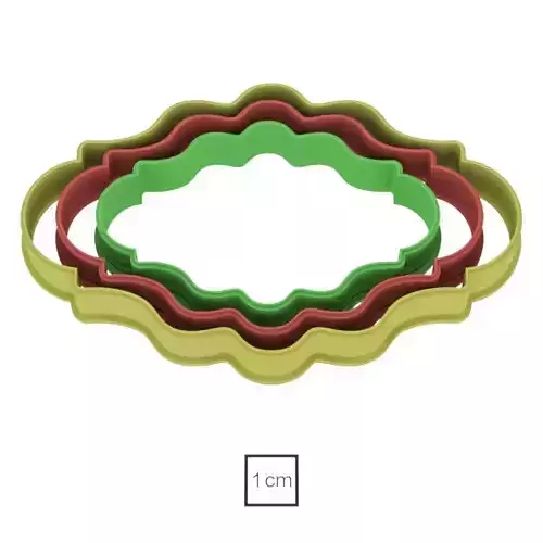 Set Plate 20 cookie cutter for professional