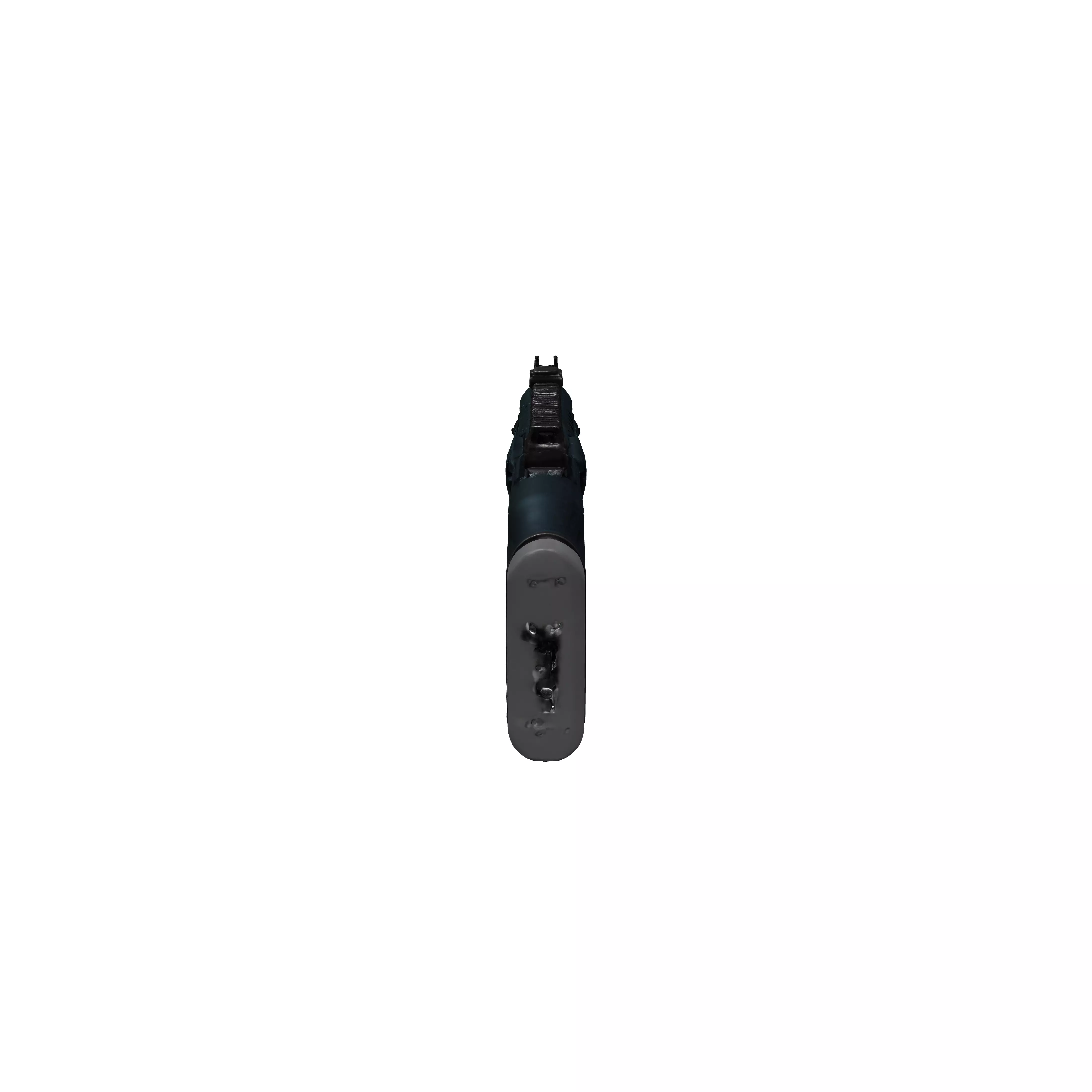 A highly detailed futuristic modern firearm with a streamline... 3D model