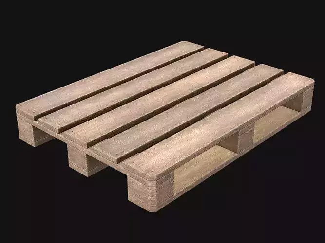 Wood Pallet Game Ready PBR