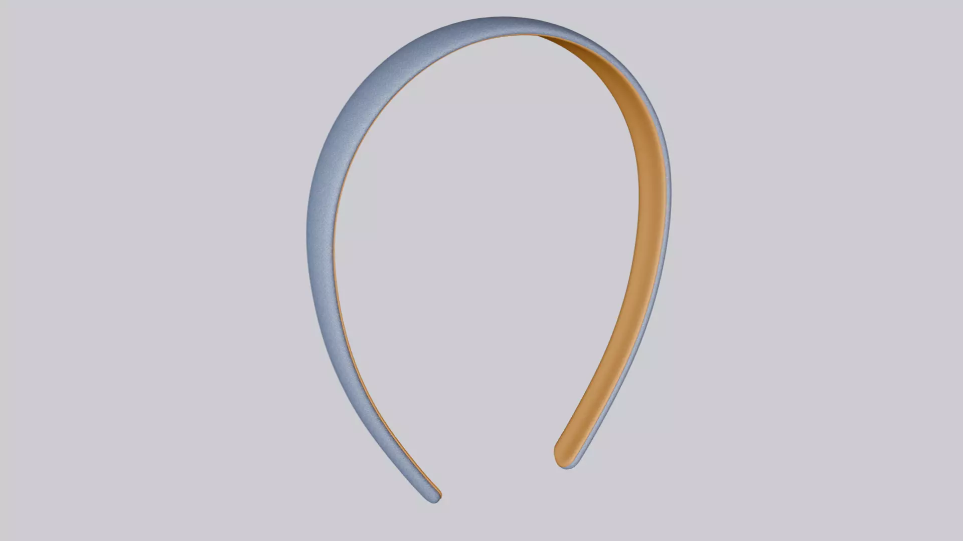 Minimal Soft Padded Headband 3D model