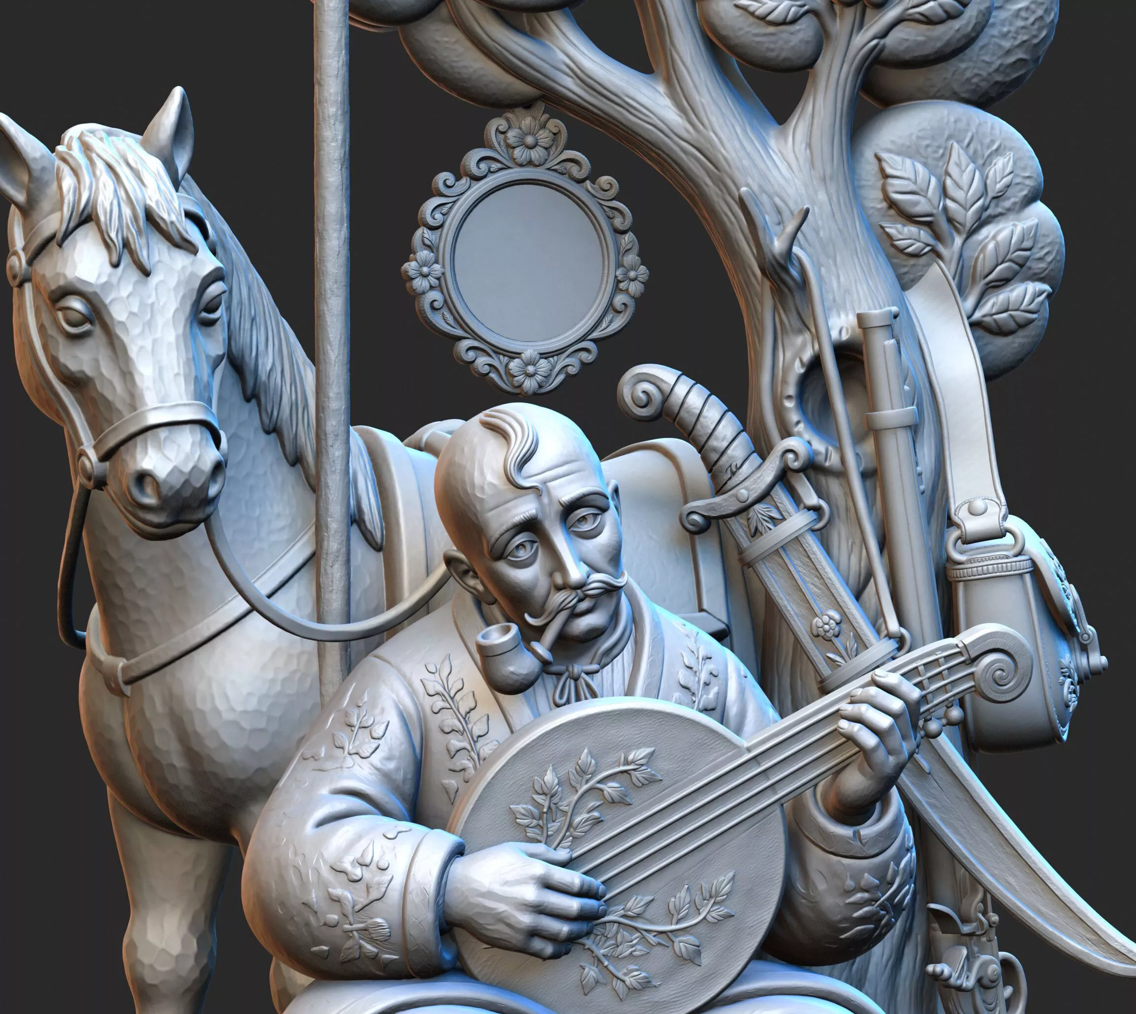 Cossack Mamay Free 3D print model