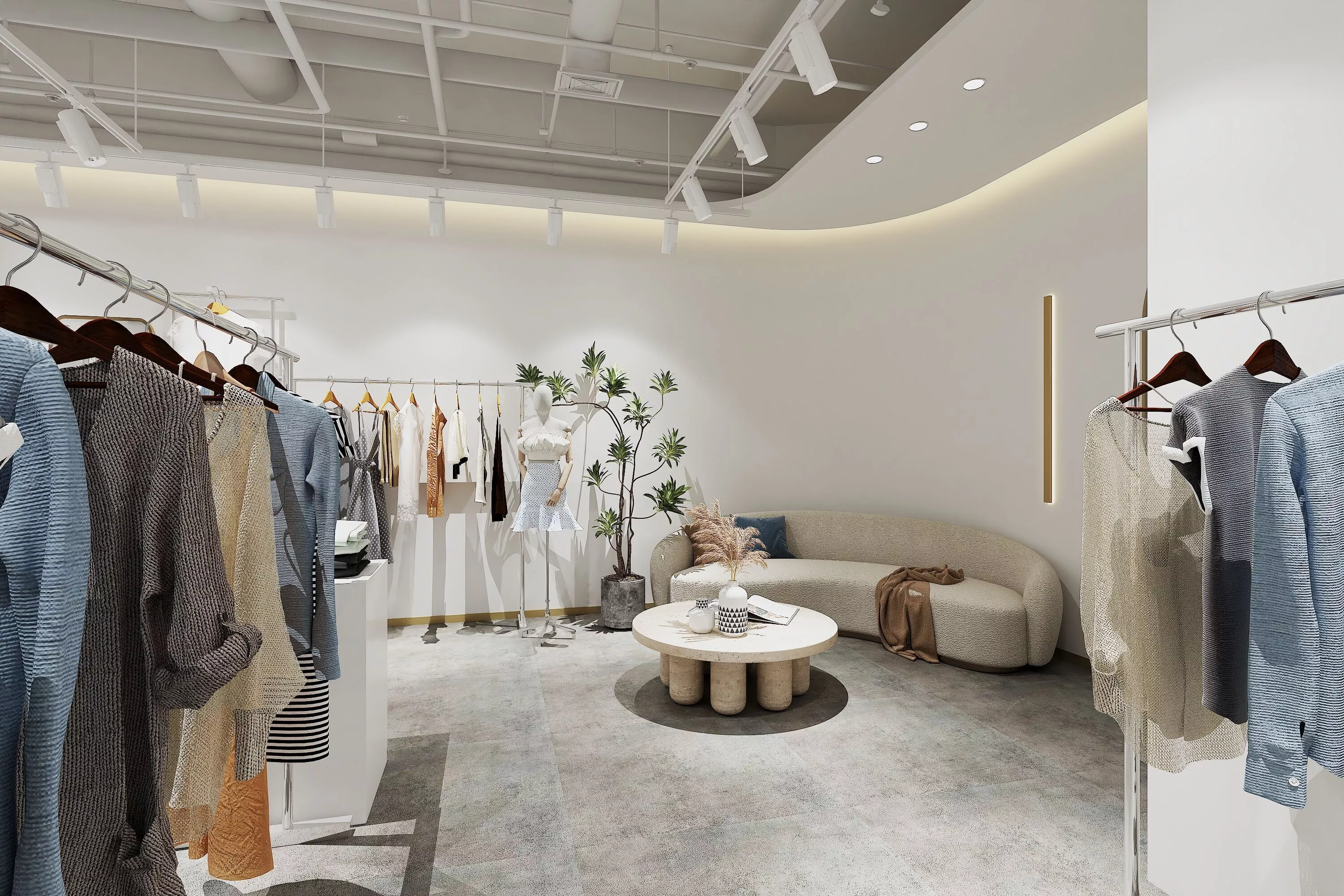 clothing store 3D model