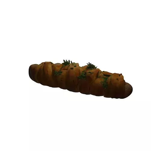 Artisan Bread Delight food 3D model 3