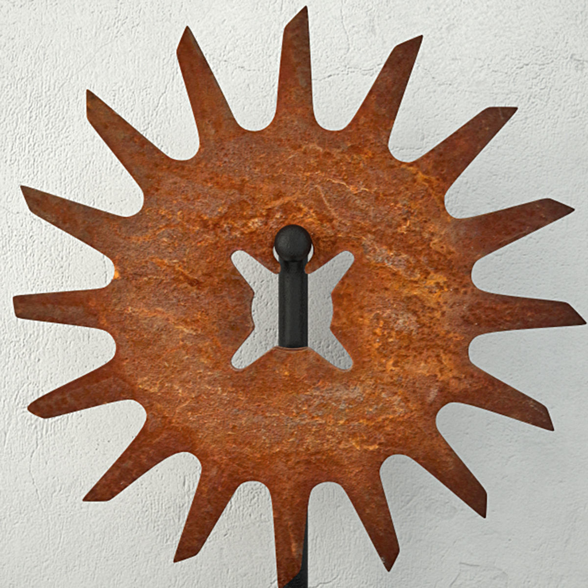 Cultivator Wheel on Iron Stand 3D model_4