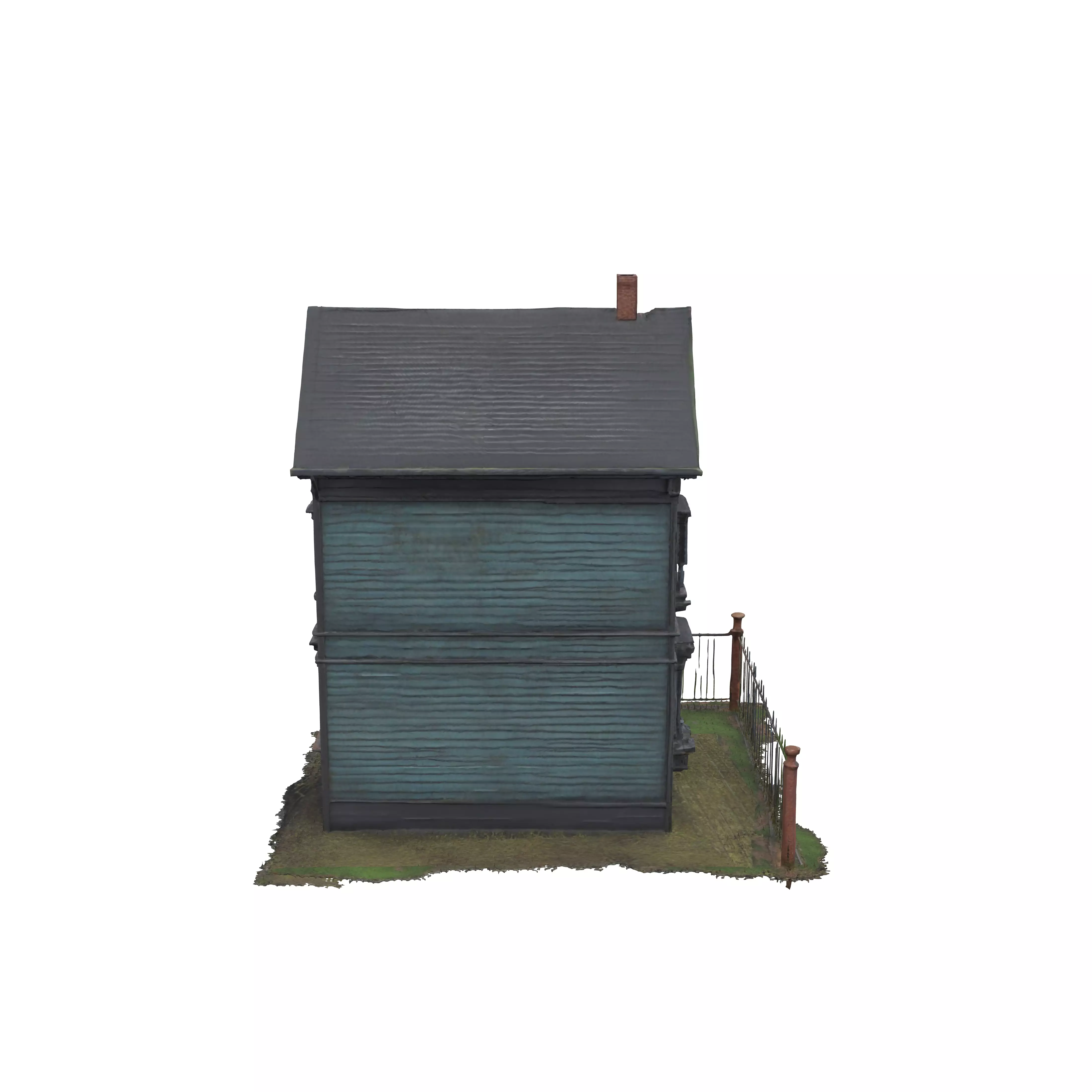 Build a model of a old north eastern victorian Haunted House ... 3D model
