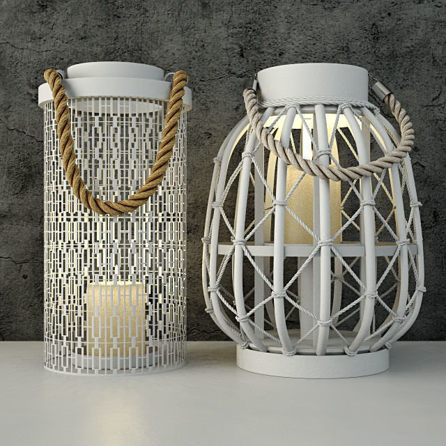 Lanterns by ZARA HOME 3D model CGTrader