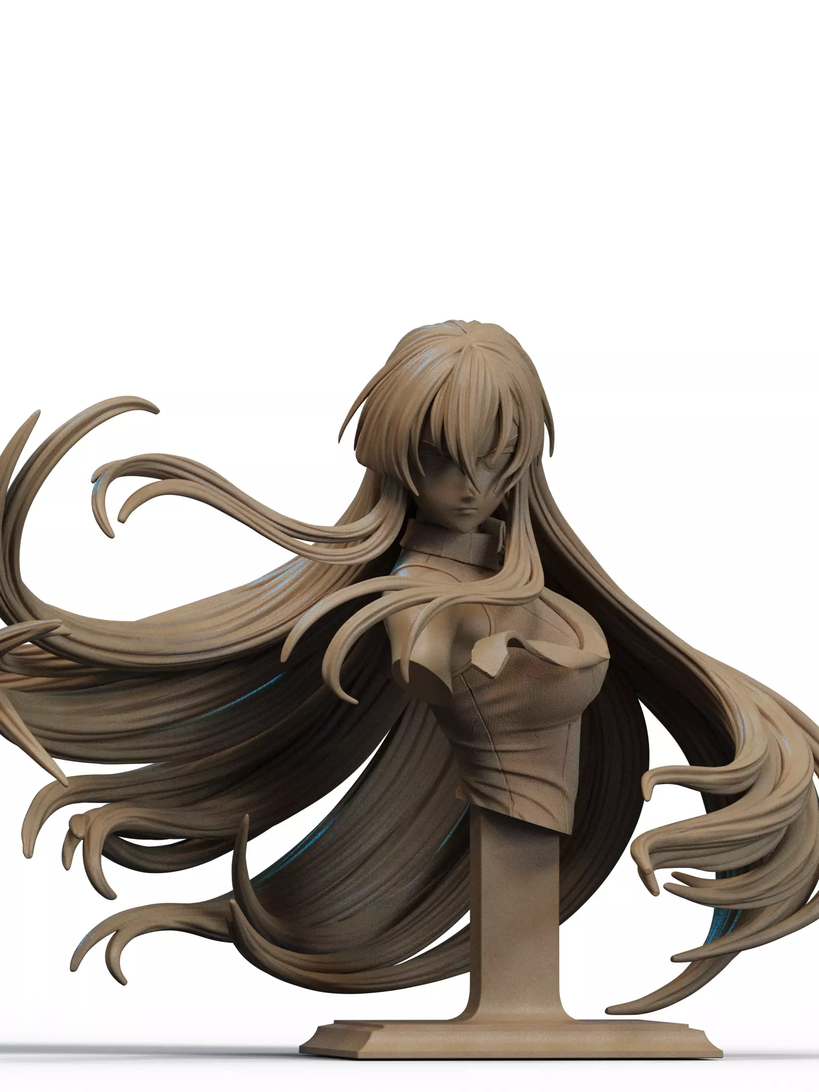 Akame Bust 3D Print 3D print model