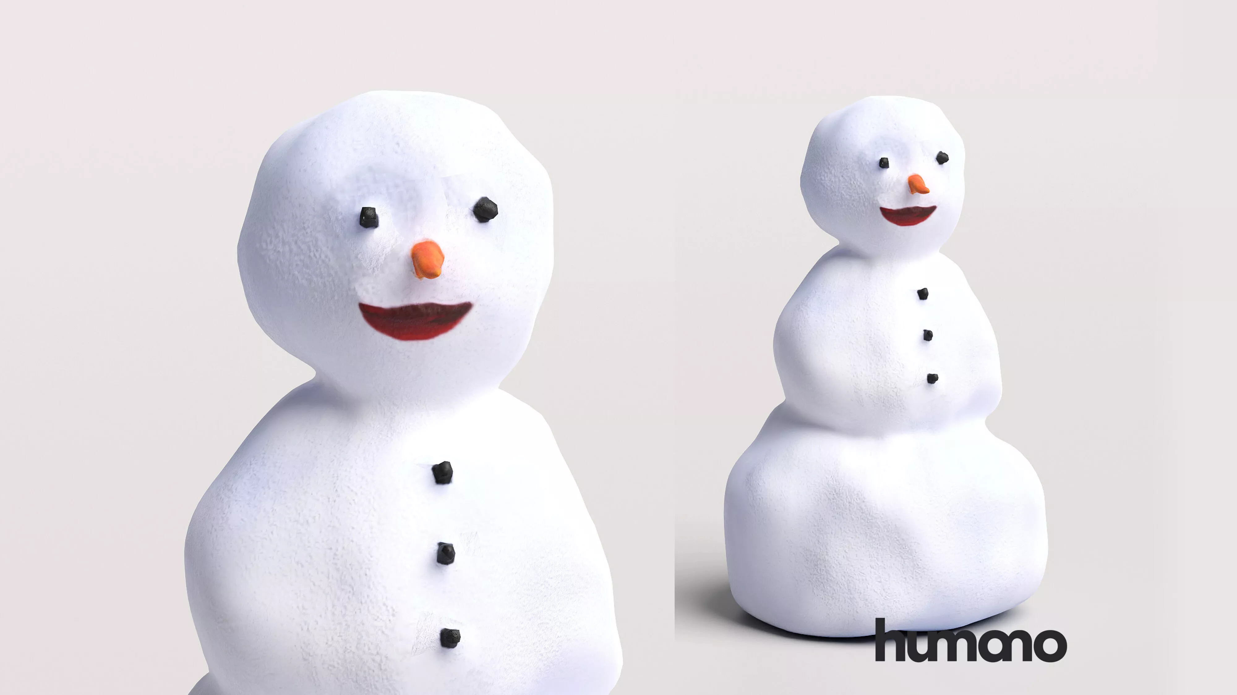 Humano Winter Snowman model - 2616-013 3D model