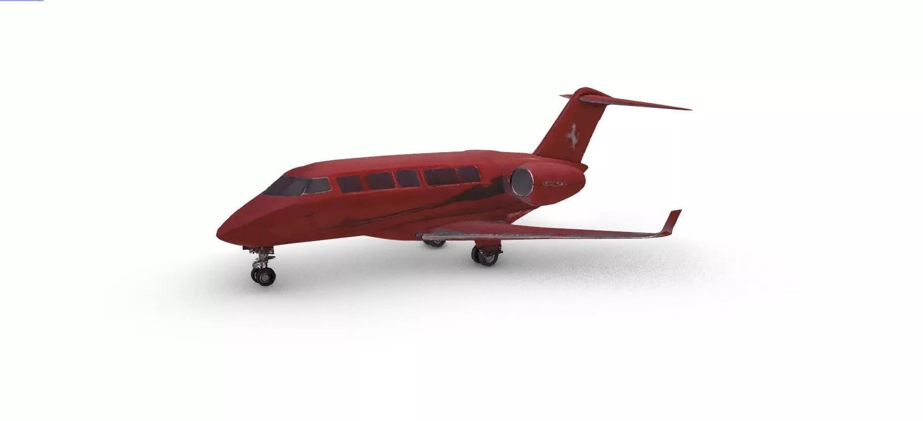 plane ferrari 3D model