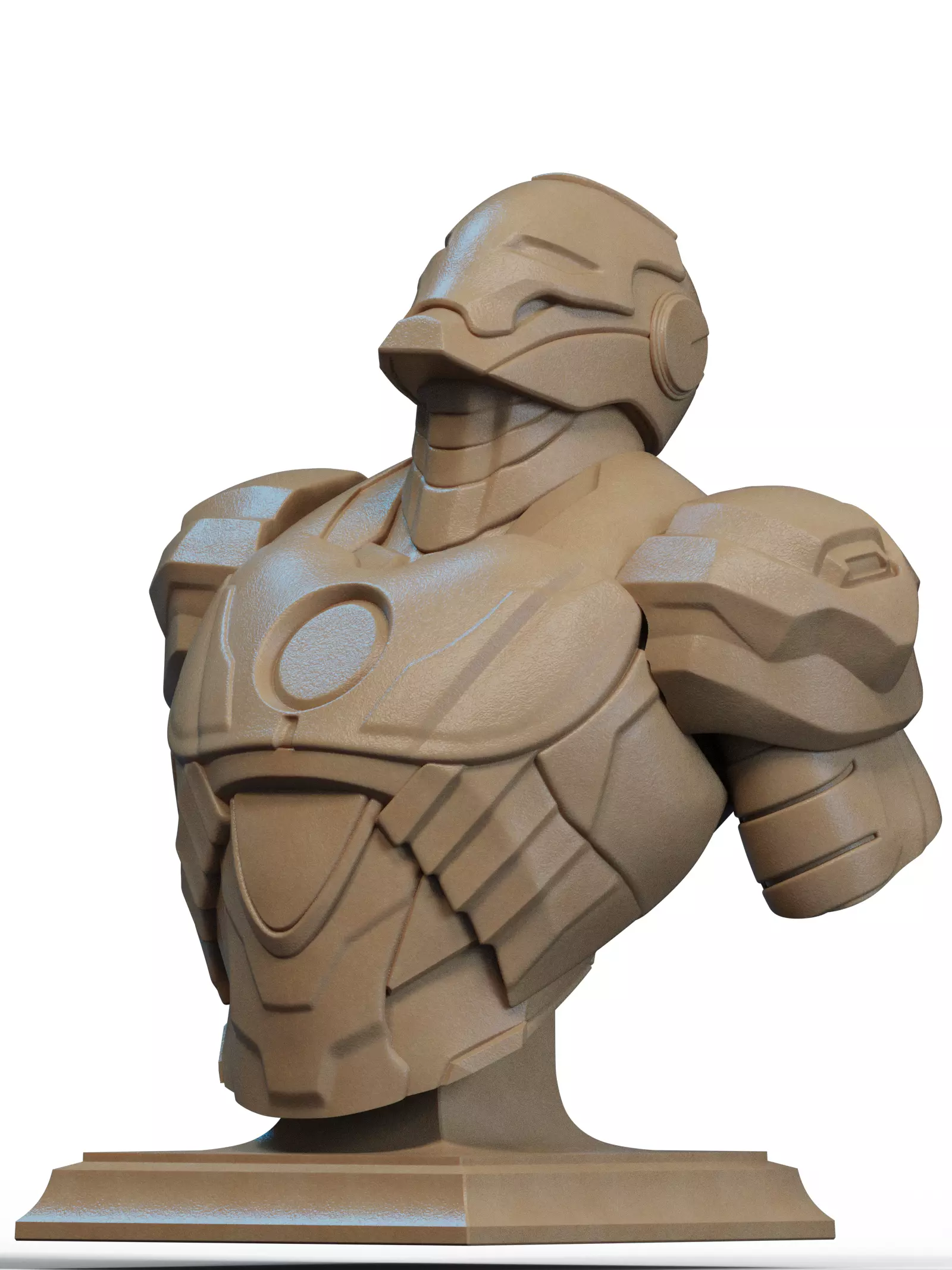 Iron Man Bust 3D Print 3D print model