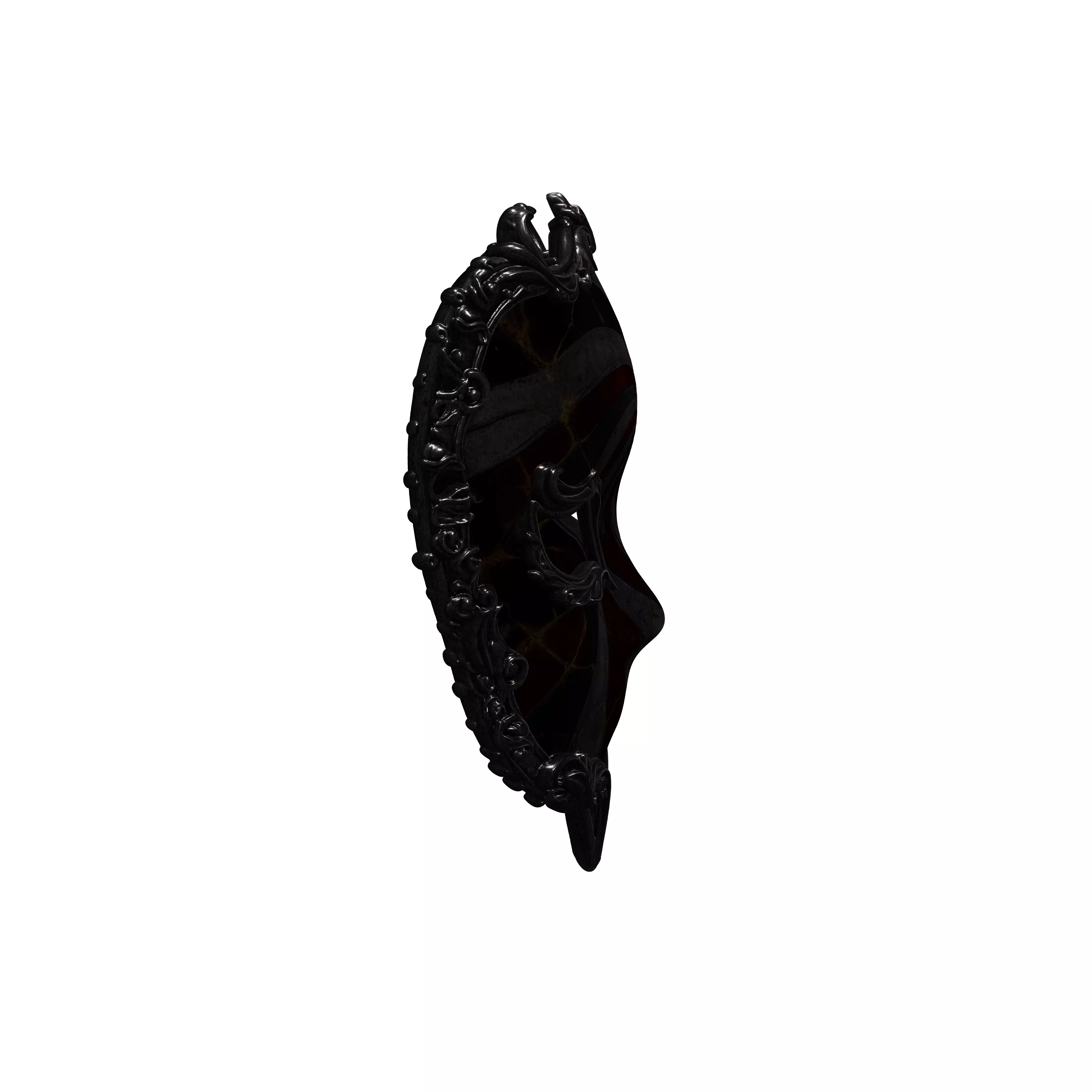 Crimson Spiral Mask 3D model