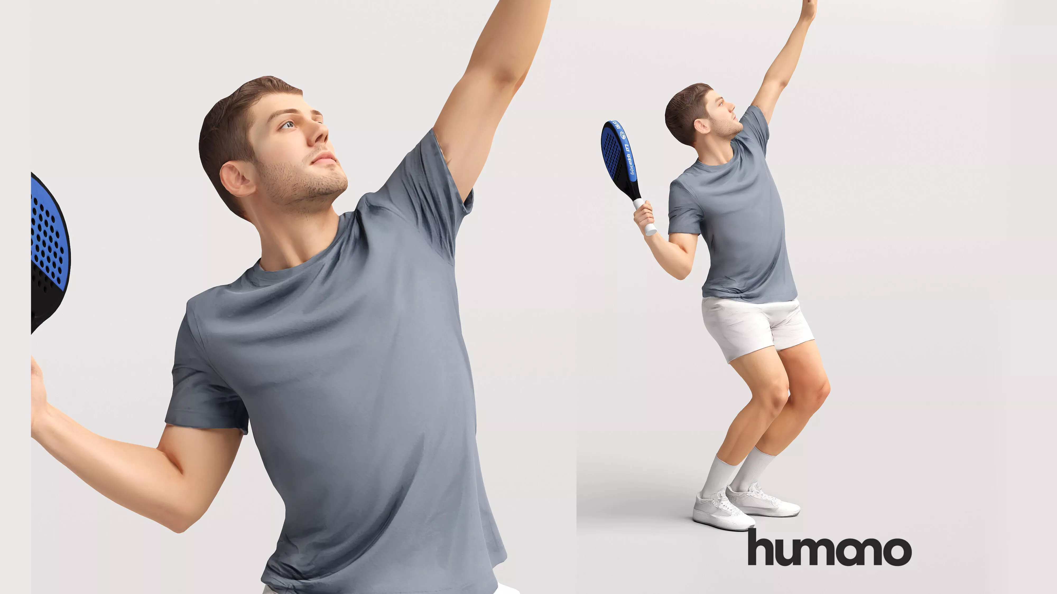 Humano Padel Player Man - 2703-002 3D model