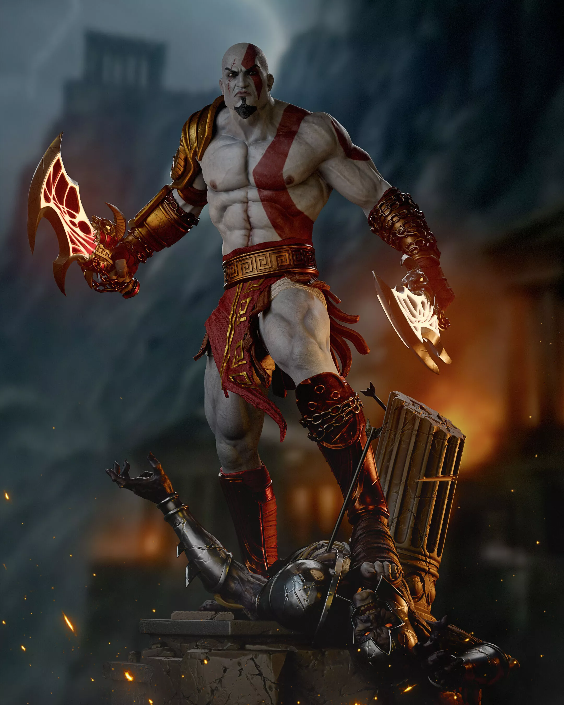 Kratos 3D Print 3D print model