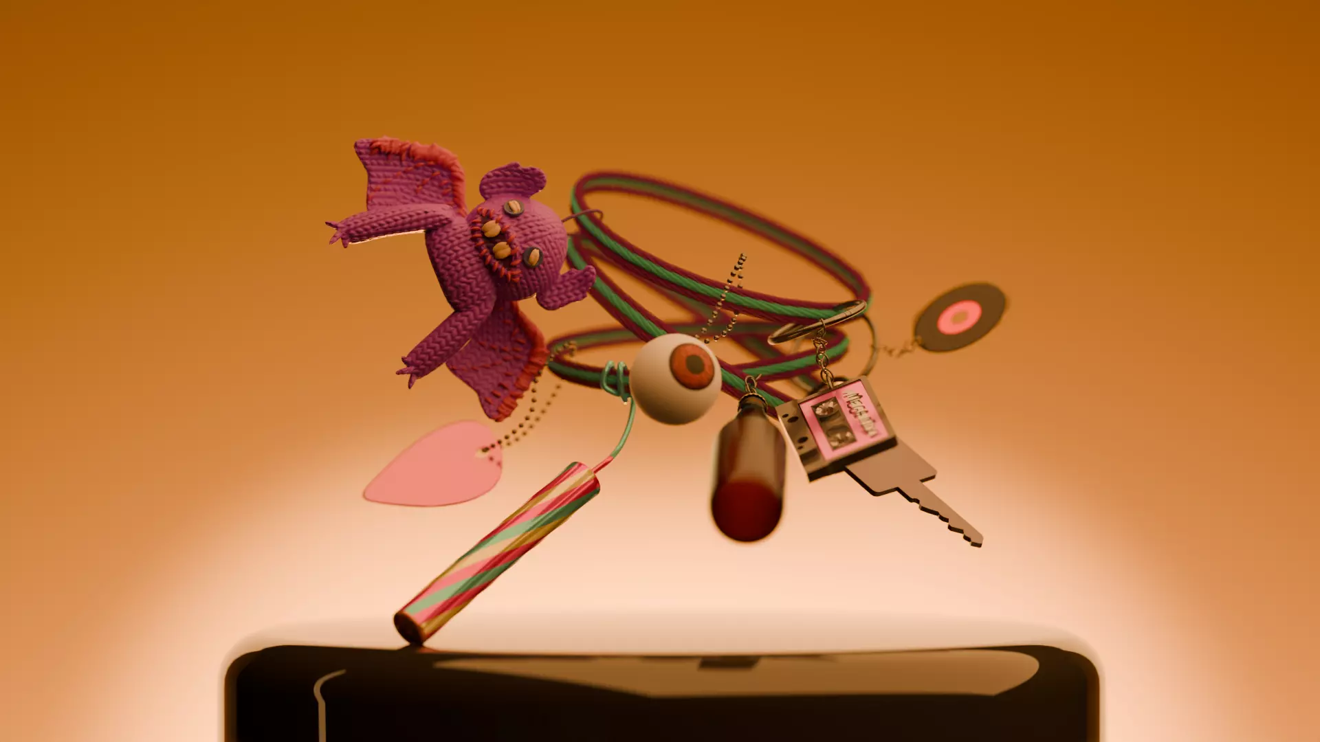 Forgotten Island Bracelet V1 Highly Inspired Low-poly 3D model