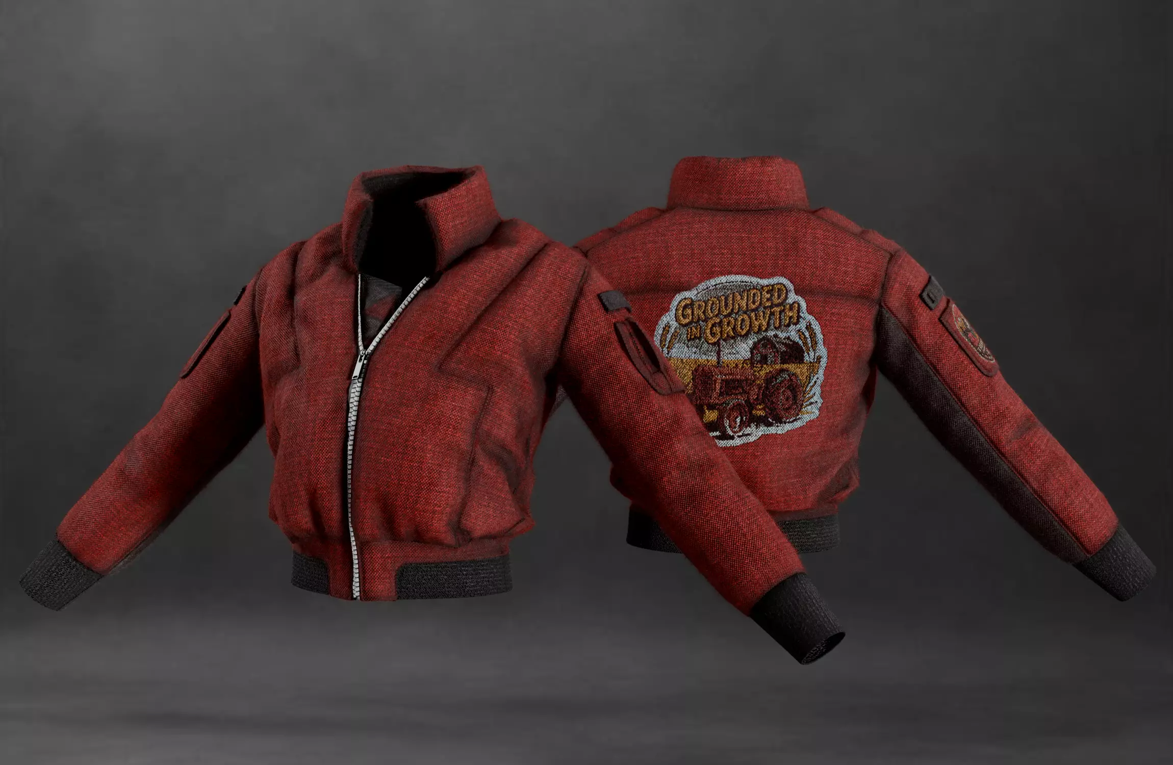 Acreage Workwear Jacket Low-poly 3D model