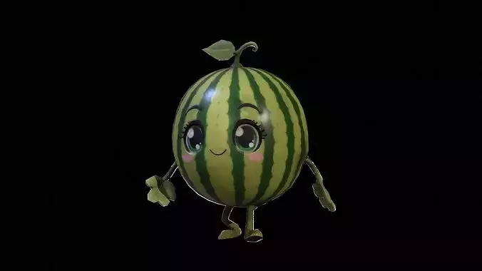 Chibi Fruit Watermelon Two