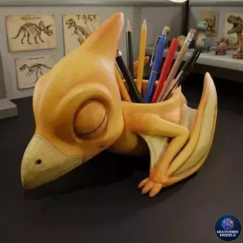 Pachycephalosaurus Egg Pen Holder