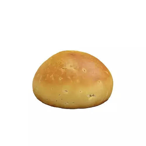 Golden Wheat Loaf food 3D model 3