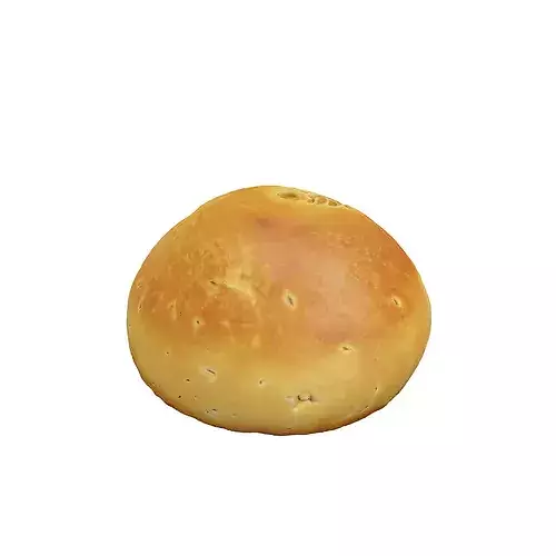 Golden Wheat Loaf food 3D model 7