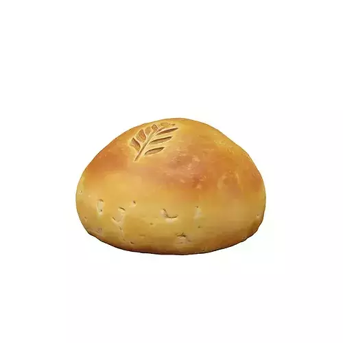 Golden Wheat Loaf food 3D model