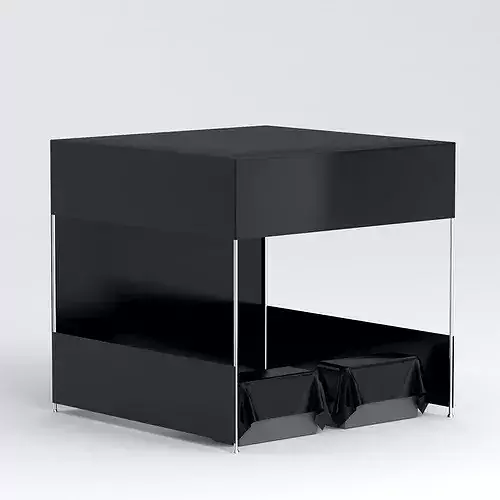 01 Display tent mockup black