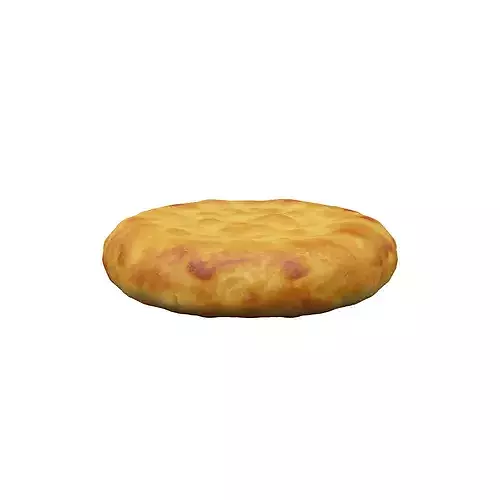 Fried Bread Delight food 3D model 7