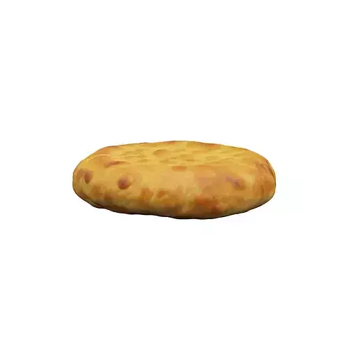 Fried Bread Delight food 3D model 2