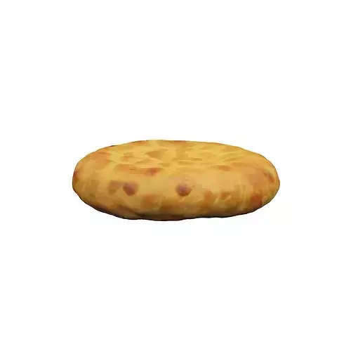 Fried Bread Delight food 3D model 4