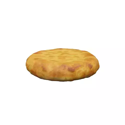 Fried Bread Delight food 3D model 3