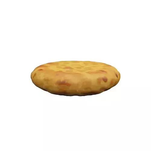 Fried Bread Delight food 3D model 5