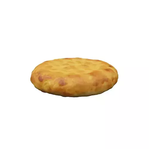 Fried Bread Delight food 3D model 6