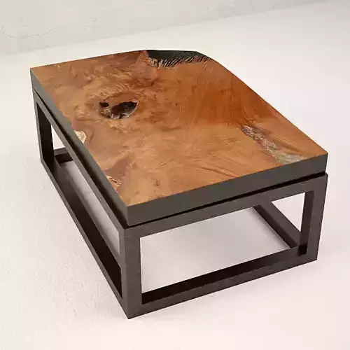 Teak Coffee Table 3D model