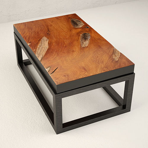 Teak Coffee Table 3D model