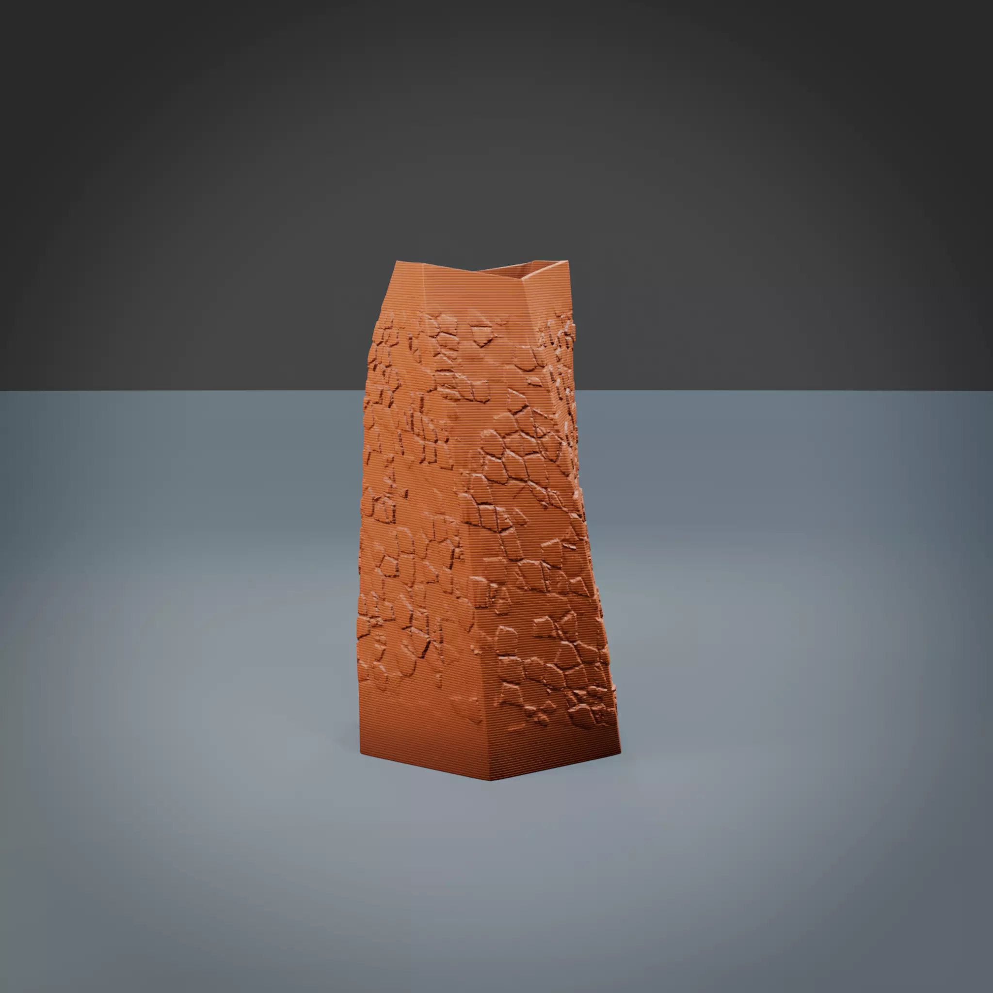 Modern Textured Vase Free 3D print model