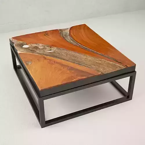 Teak Coffee Table 3D model