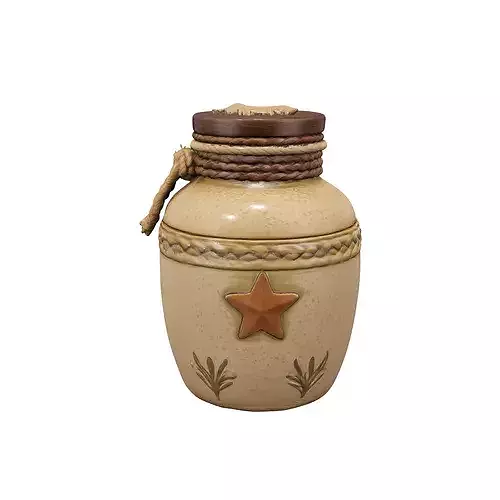 Rustic Sheep Jar food 3D model 7