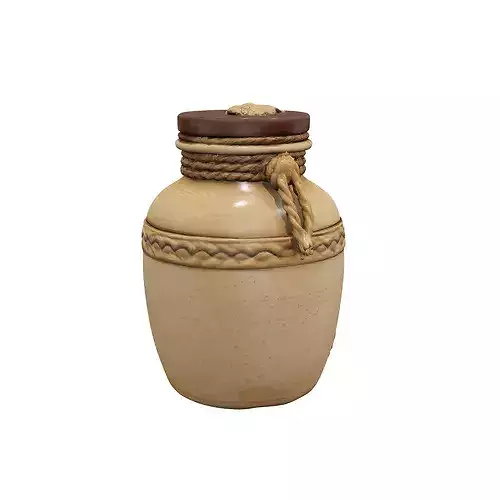 Rustic Sheep Jar food 3D model 5