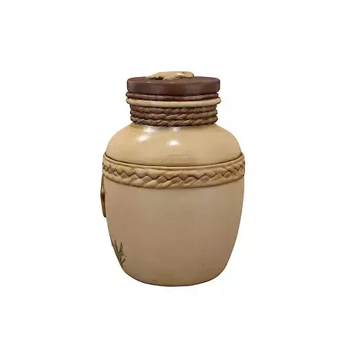 Rustic Sheep Jar food 3D model 4