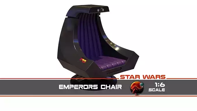 Emperors Chair 1-6 scale Hottoys