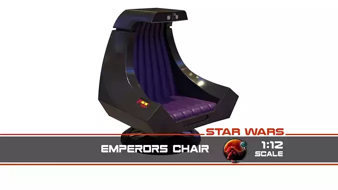 Emperors Chair 1-12 scale Blackseries