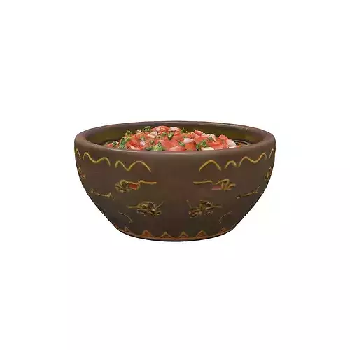 Salsa Delight food 3D model 6