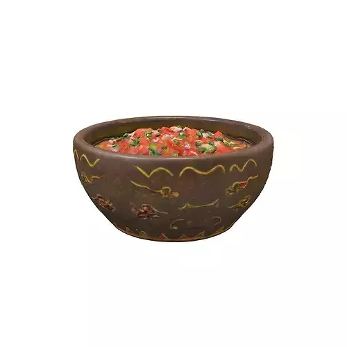 Salsa Delight food 3D model 4