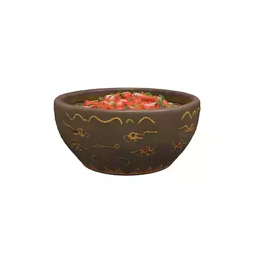 Salsa Delight food 3D model 2