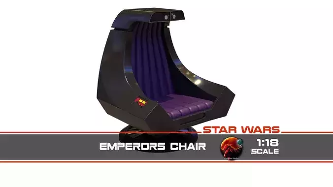Emperors Chair 1-18 scale Hasbro Kenner