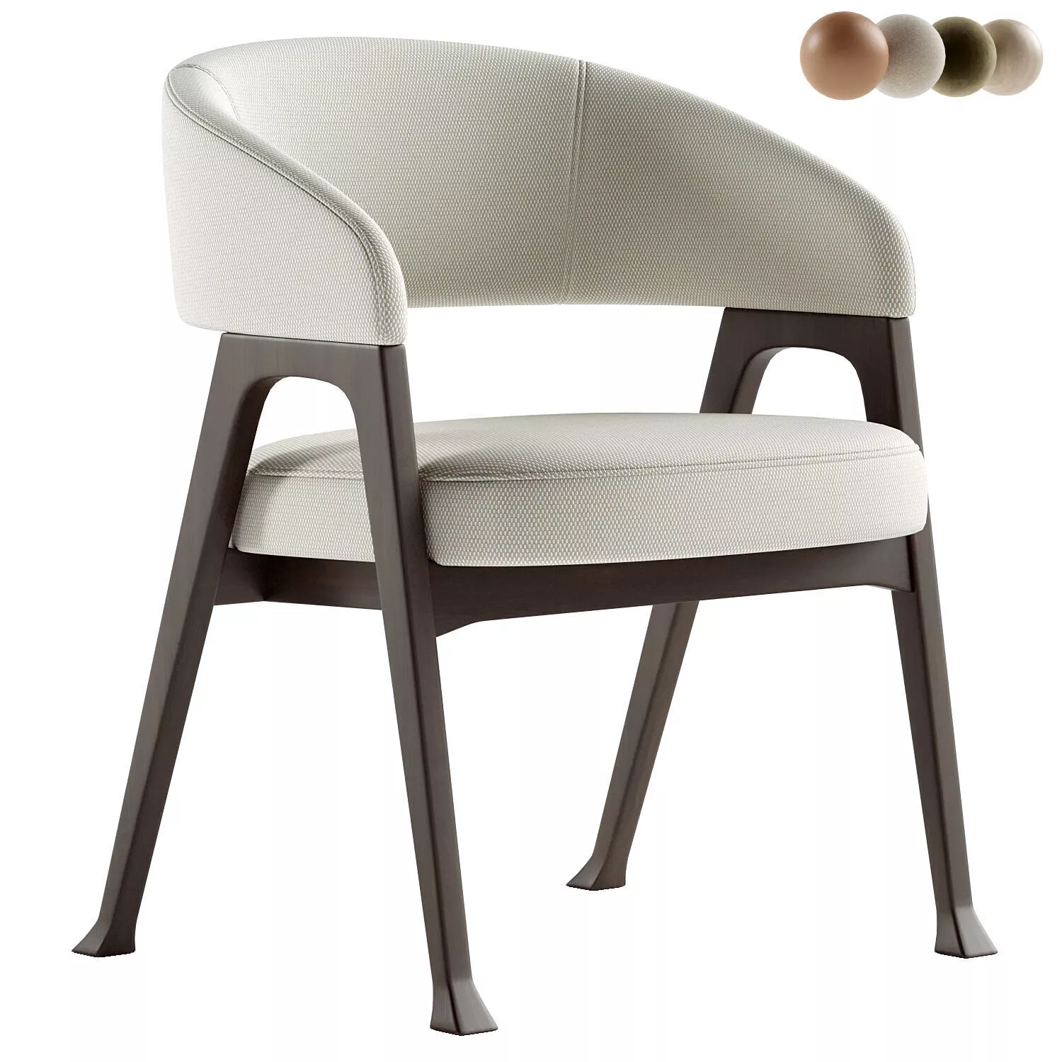 Albion Dining Chair 3D model