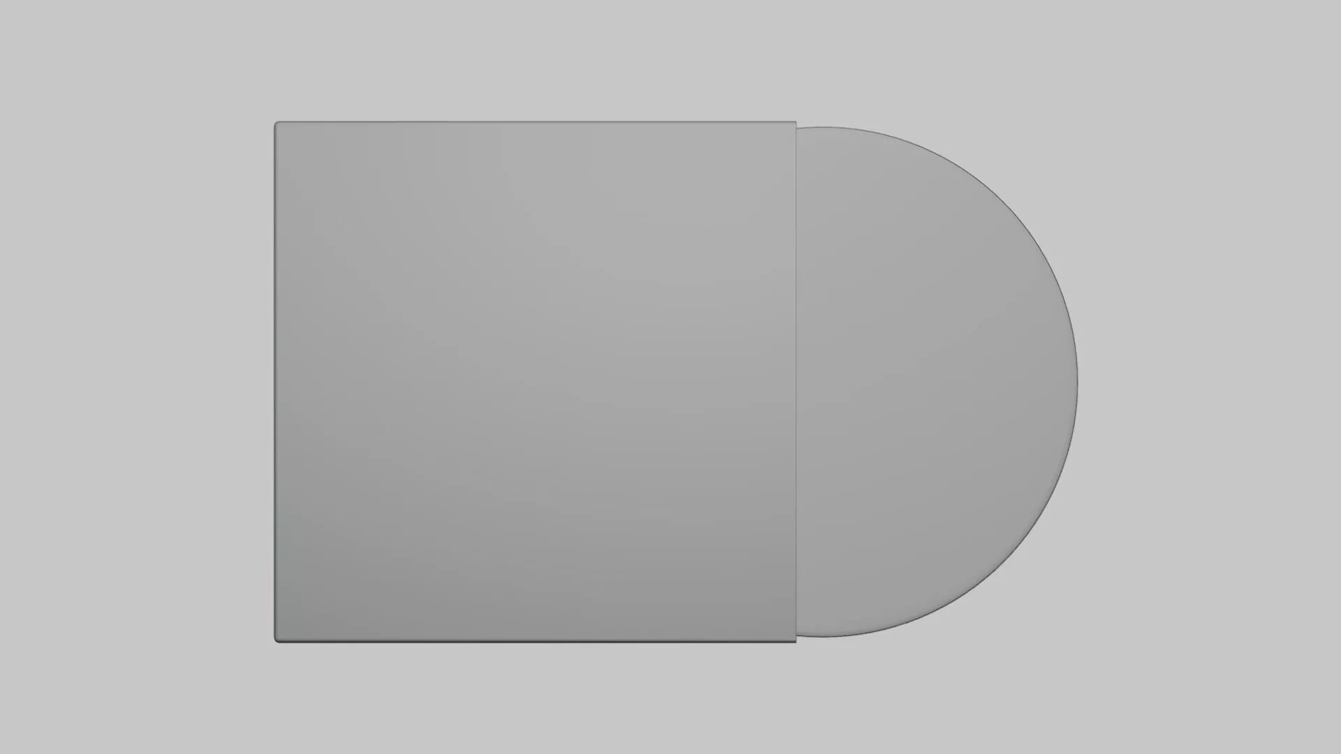 Vinyl Record - Geometry Only No Textures No Materials 3D model